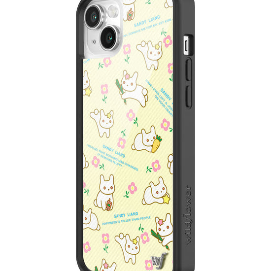 Wildflower iPhone case 13 Sandy Liang Bunny Gift Wrap Yellow Cute