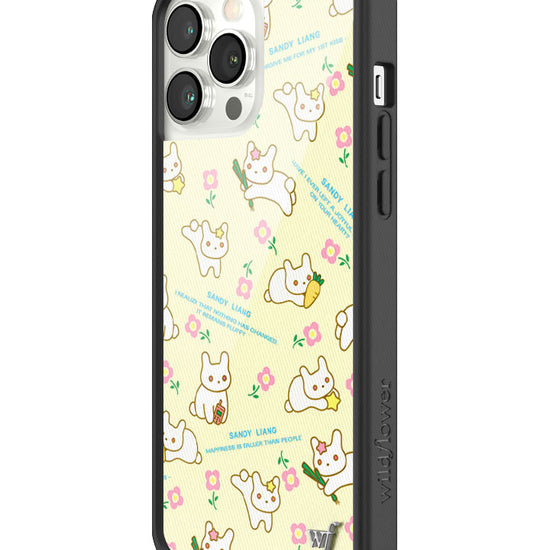 Wildflower iPhone case 13 Pro Max Sandy Liang Bunny Gift Wrap Yellow Cute