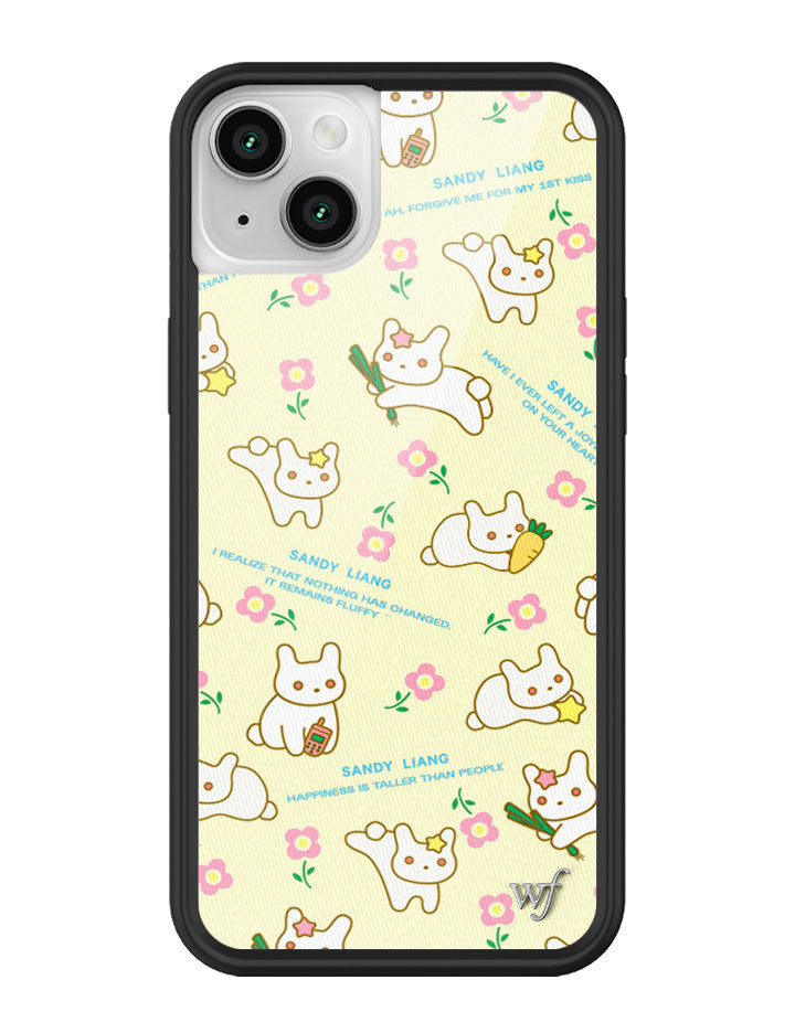 Wildflower iPhone case 14 Sandy Liang Bunny Gift Wrap Yellow Cute