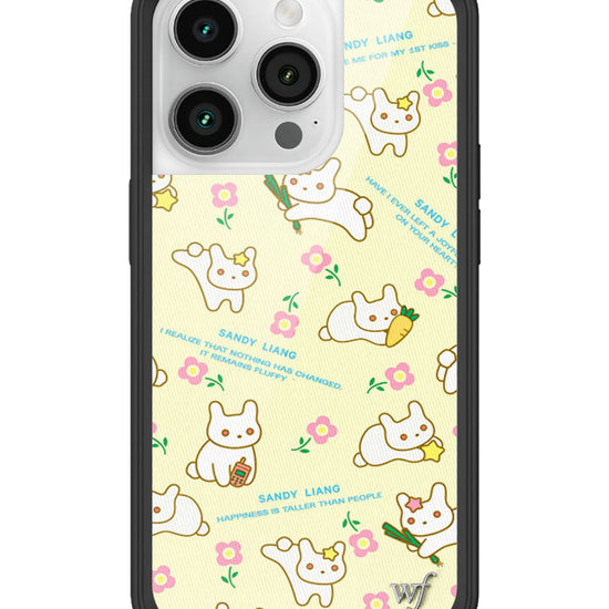 Wildflower iPhone case 14 Pro Sandy Liang Bunny Gift Wrap Yellow Cute