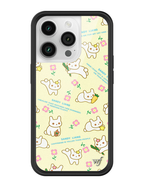 Wildflower iPhone case 14 Pro Sandy Liang Bunny Gift Wrap Yellow Cute