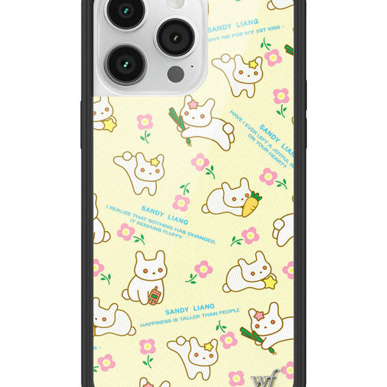Wildflower iPhone case 14 Pro Max Sandy Liang Bunny Gift Wrap Yellow Cute