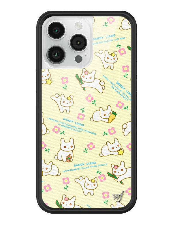 Wildflower iPhone case 14 Pro Max Sandy Liang Bunny Gift Wrap Yellow Cute