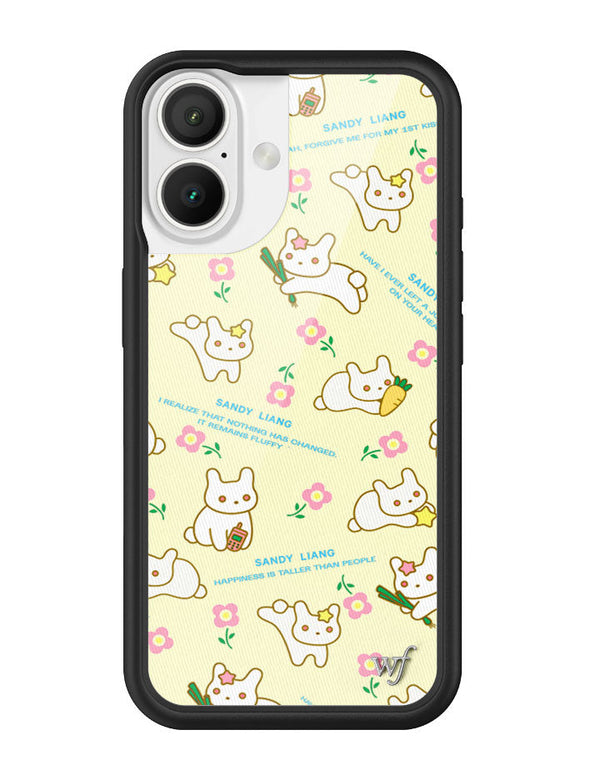 Wildflower iPhone case 16 Sandy Liang Bunny Gift Wrap Yellow Cute