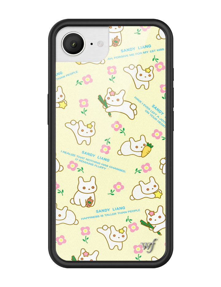 Wildflower iPhone case 16e Sandy Liang Bunny Gift Wrap Yellow Cute