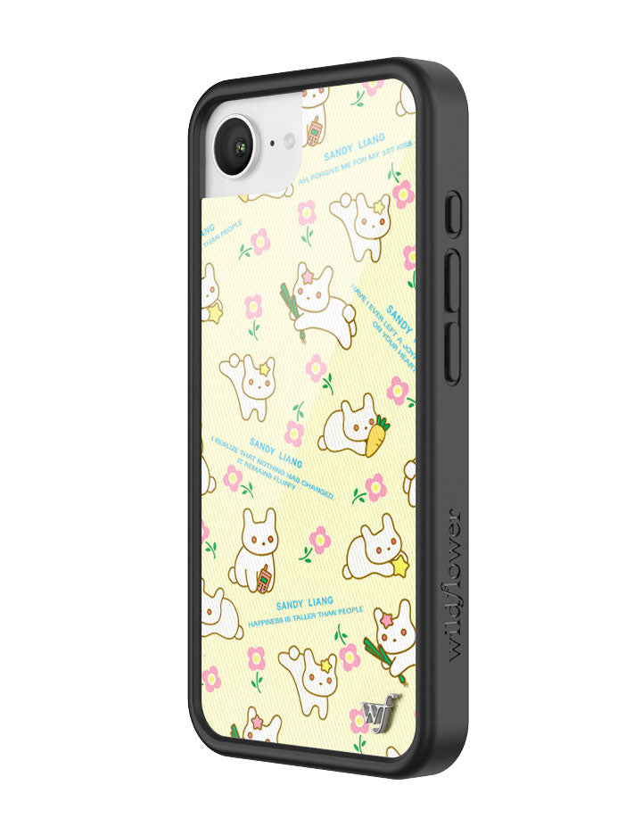 Wildflower iPhone case 16e Sandy Liang Bunny Gift Wrap Yellow Cute