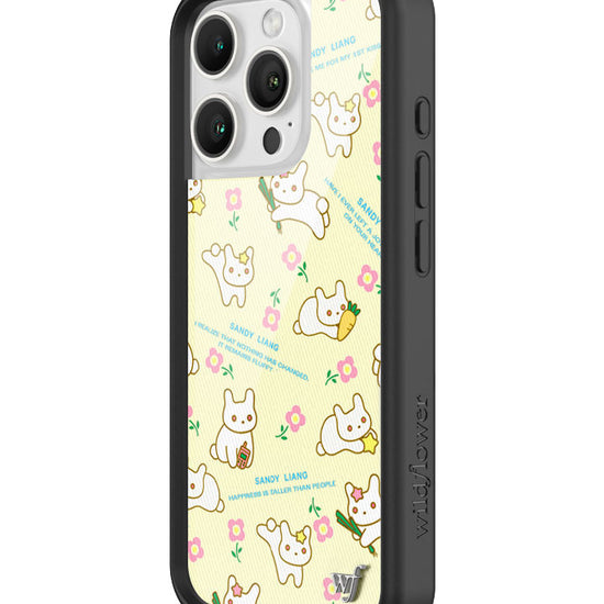 Wildflower iPhone case 16 Pro Sandy Liang Bunny Gift Wrap Yellow Cute