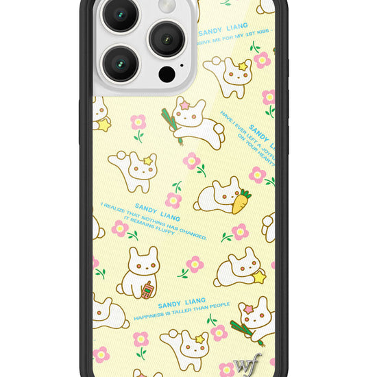 Wildflower iPhone case 16 Pro Max Sandy Liang Bunny Gift Wrap Yellow Cute