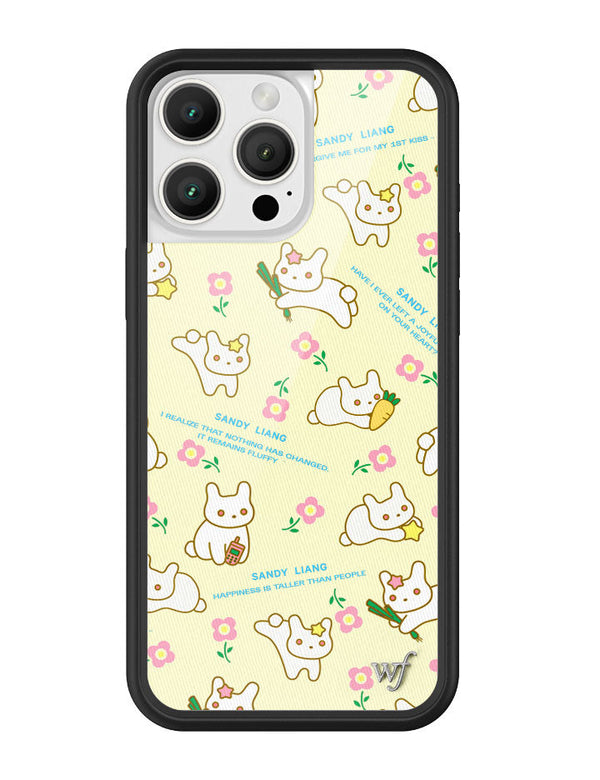 Wildflower iPhone case 16 Pro Max Sandy Liang Bunny Gift Wrap Yellow Cute