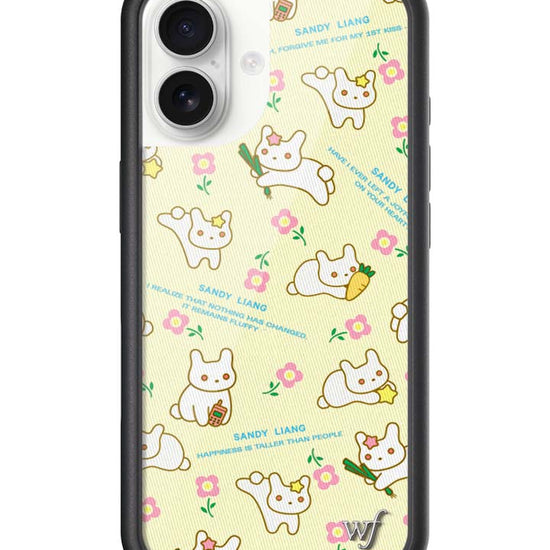Wildflower iPhone case 17 Sandy Liang Bunny Gift Wrap Yellow Cute