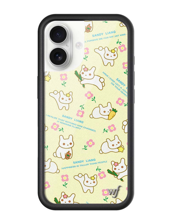 Wildflower iPhone case 17 Sandy Liang Bunny Gift Wrap Yellow Cute