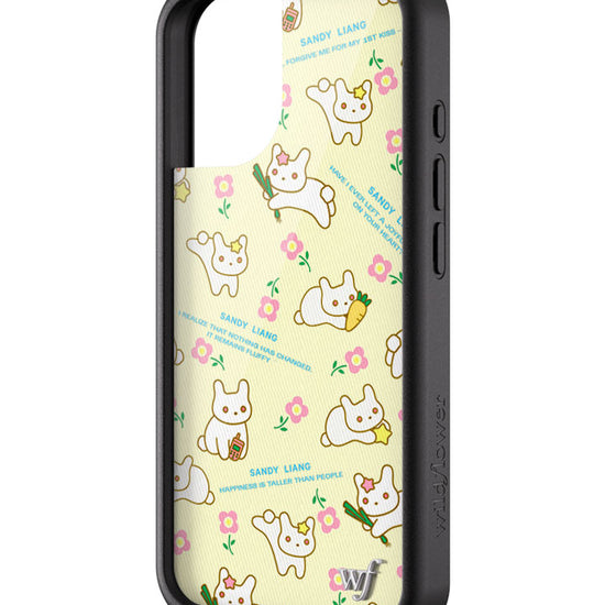 Wildflower iPhone case 17 Sandy Liang Bunny Gift Wrap Yellow Cute