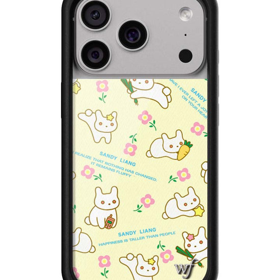 Wildflower iPhone case 17 pro Sandy Liang Bunny Gift Wrap Yellow Cute
