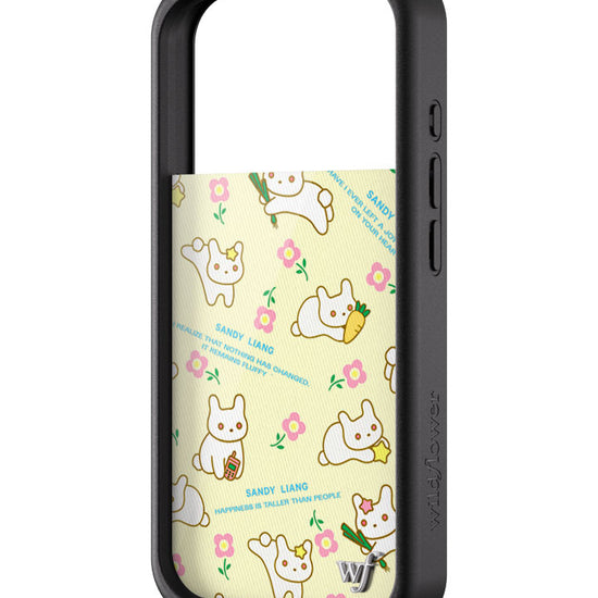 Wildflower iPhone case 17 pro Sandy Liang Bunny Gift Wrap Yellow Cute
