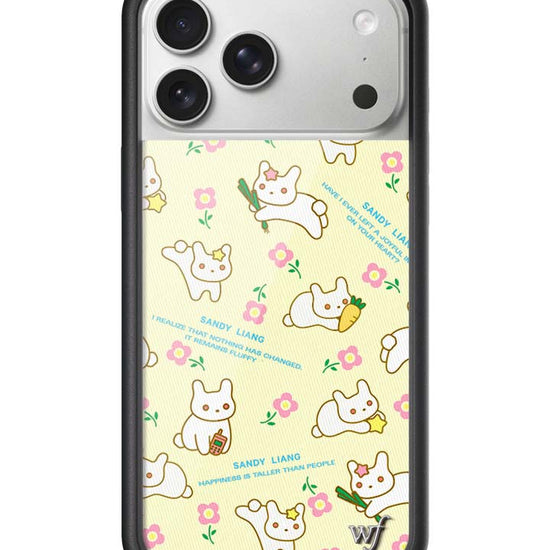Wildflower iPhone case 17 Pro Max Sandy Liang Bunny Gift Wrap Yellow Cute