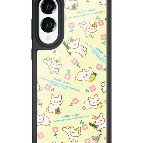 Wildflower Galaxy S25 case Edge Sandy Liang Bunny Gift Wrap Yellow Cute