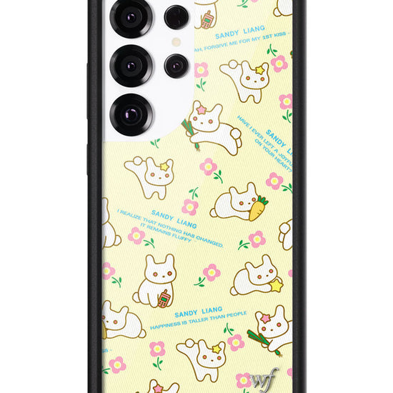 Wildflower Galaxy S25 case Ultra Sandy Liang Bunny Gift Wrap Yellow Cute