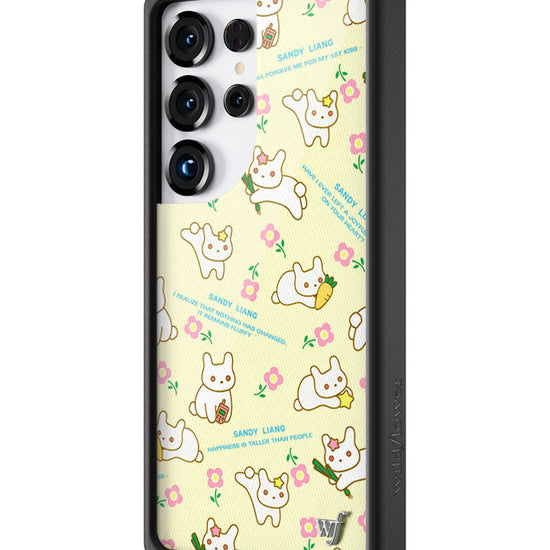 Wildflower Galaxy S25 case Ultra Sandy Liang Bunny Gift Wrap Yellow Cute