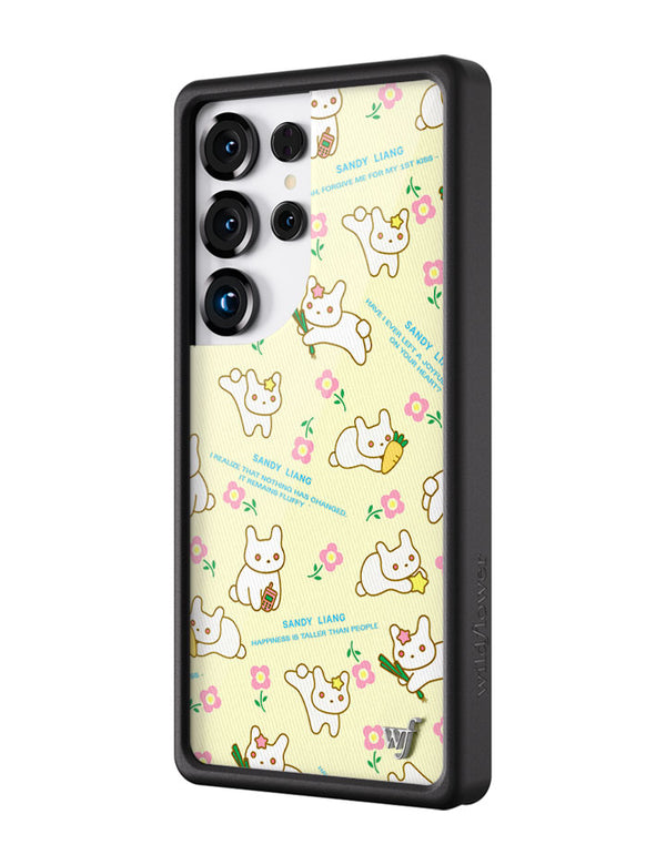 Wildflower Galaxy S25 case Ultra Sandy Liang Bunny Gift Wrap Yellow Cute