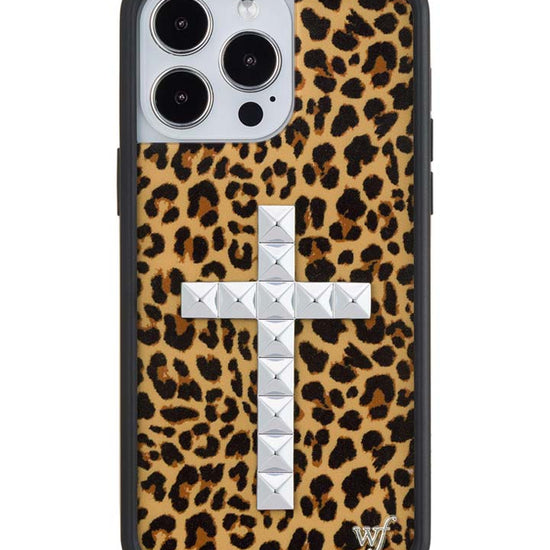Wildflower iPhone case 14 Pro Max Stud Camo Meow Leopard Cute