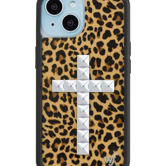 Wildflower iPhone case 15 Stud Camo Meow Leopard Cute