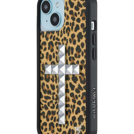 Wildflower iPhone case 15 Stud Camo Meow Leopard Cute