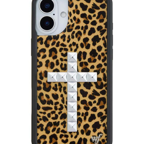 Wildflower iPhone case 16 Plus Stud Camo Meow Leopard Cute