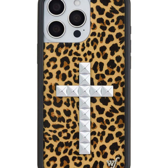 Wildflower iPhone case 16 Pro Max Stud Camo Meow Leopard Cute