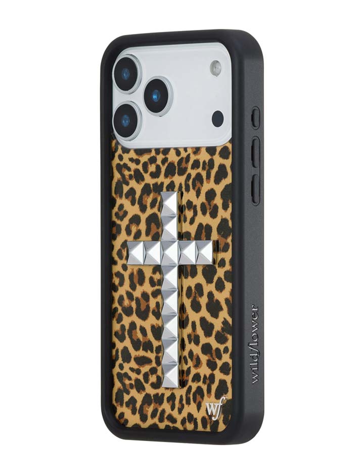 Stud Cross Meow iPhone 17 Pro Max Case – Wildflower Cases