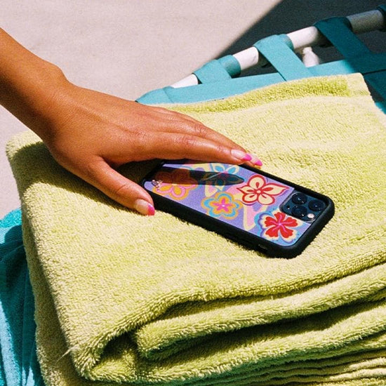 wildflower surf's up iphone 15promax case