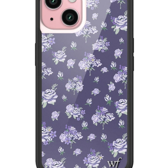 wildflower sugar plum floral iphone 15 case