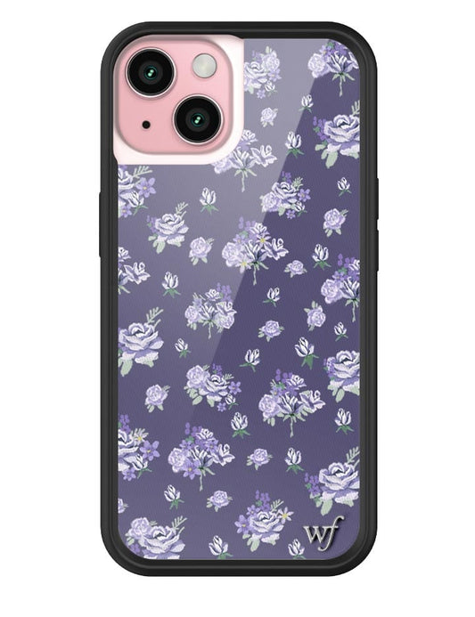 wildflower sugar plum floral iphone 15 case