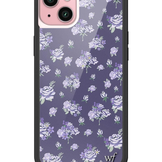 wildflower sugar plum floral iphone 15plus case