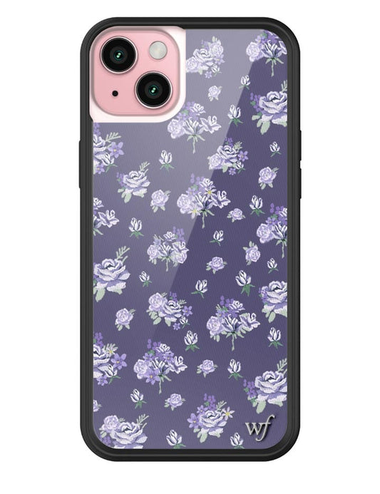 wildflower sugar plum floral iphone 15plus case