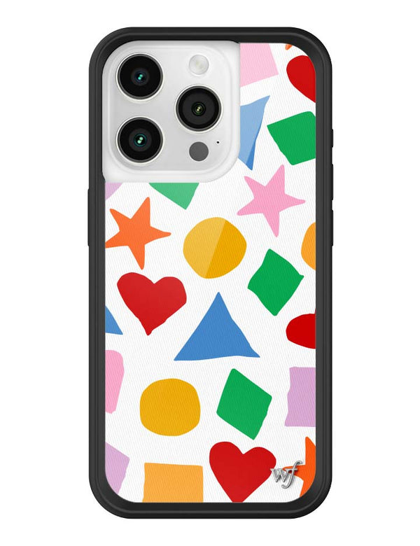 Wildflower iPhone case 15 Pro Slushy Noobz Shapes and Colors Red Cute