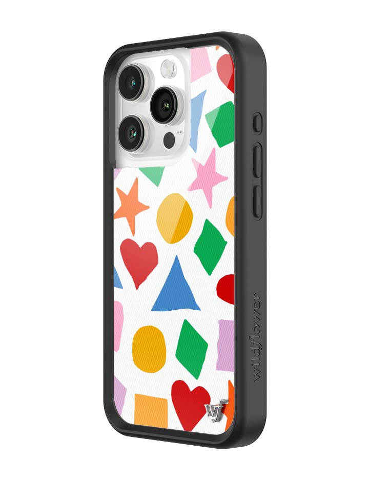 Wildflower iPhone case 15 Pro Slushy Noobz Shapes and Colors Red Cute