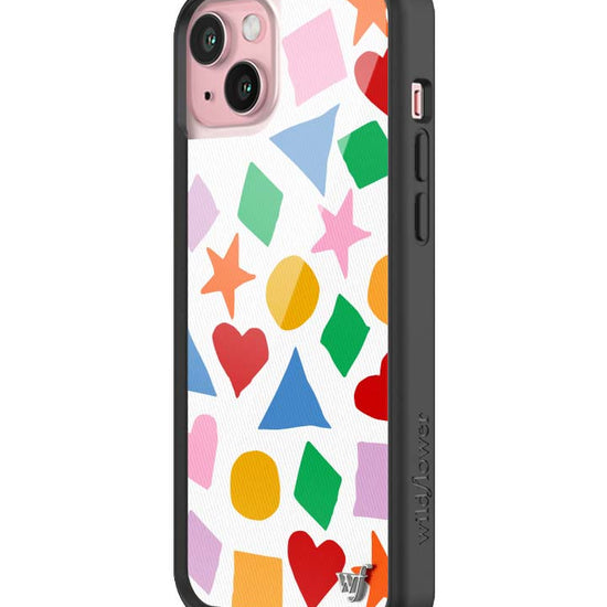 Wildflower iPhone case 15 Plus Slushy Noobz Shapes and Colors Red Cute