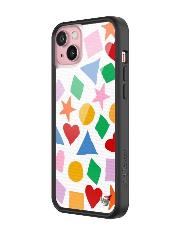 Wildflower iPhone case 15 Plus Slushy Noobz Shapes and Colors Red Cute