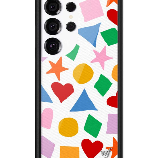 Wildflower Galaxy S25 case Ultra Slushy Noobz Shapes and Colors Red Cute