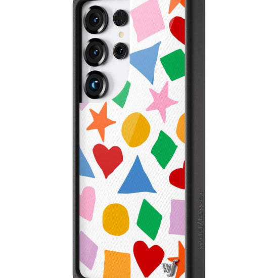 Wildflower Galaxy S25 case Ultra Slushy Noobz Shapes and Colors Red Cute