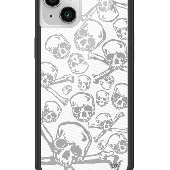 wildflower skull girl iphone 14plus