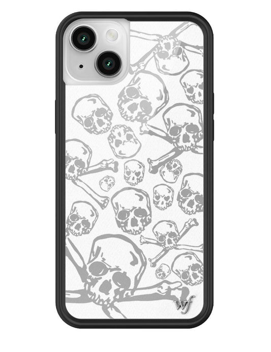 wildflower skull girl iphone 14plus