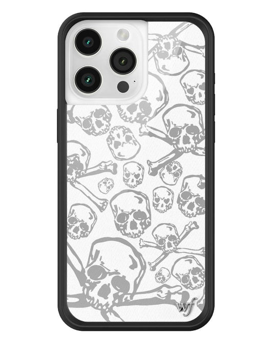 wildflower skull girl iphone 15promax case