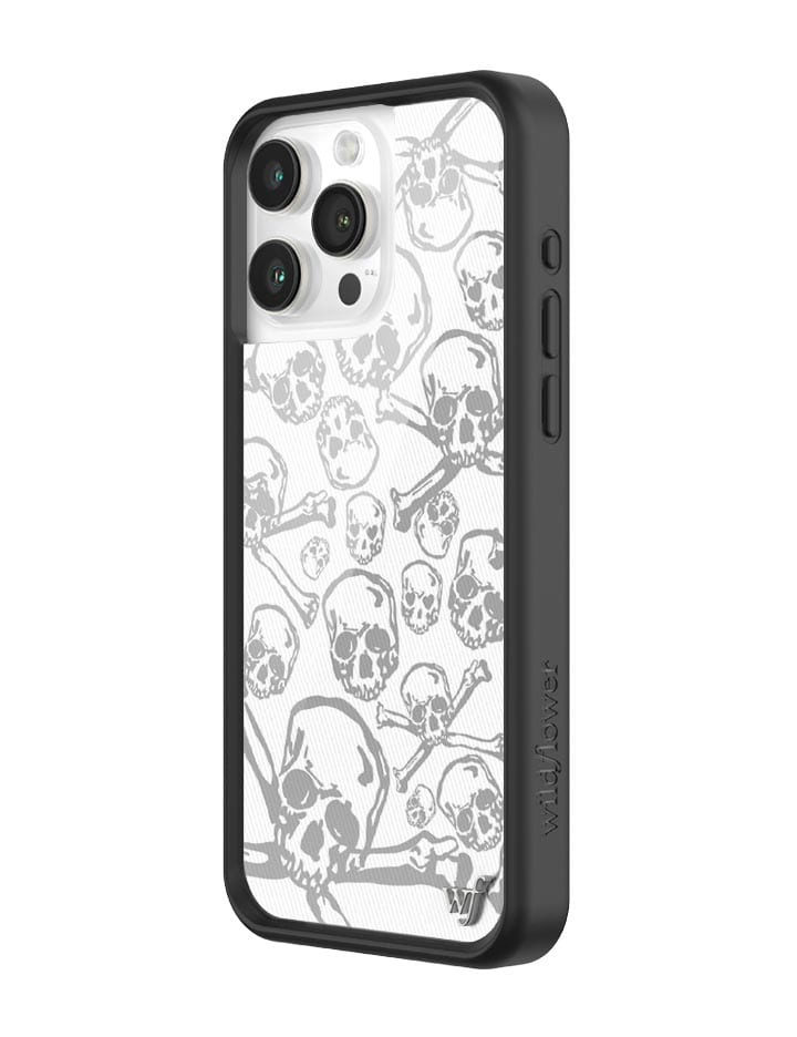 Wildflower iPhone case 15 Pro Max Skull Girl cute