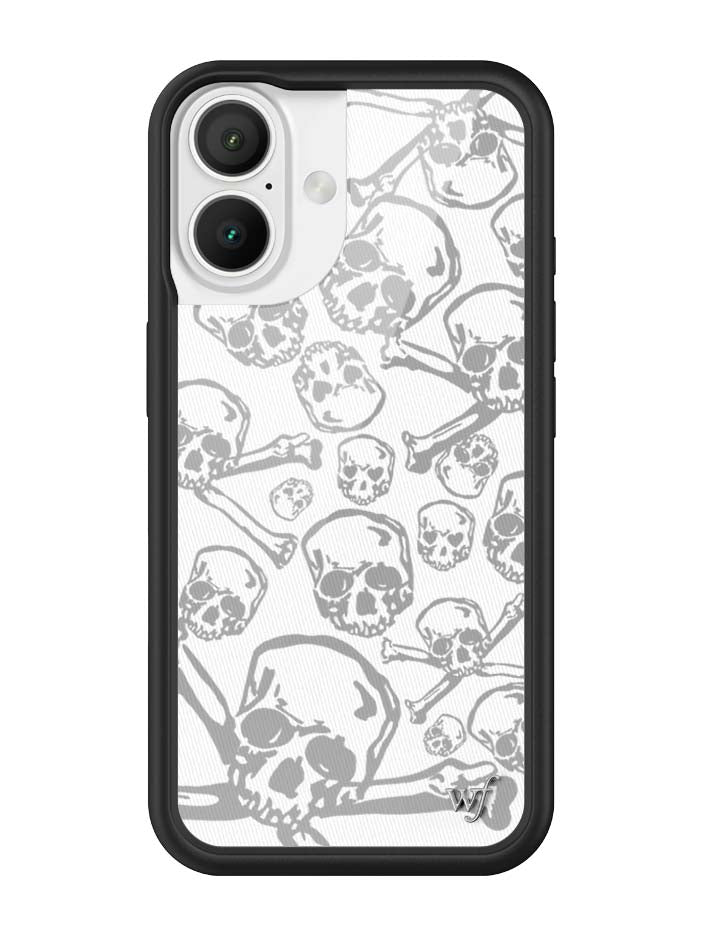 Wildflower iPhone case 16 Skull Girl cute