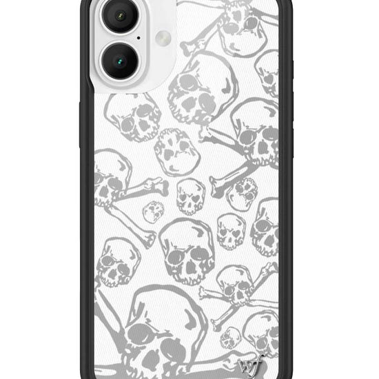 Wildflower iPhone case 16 Plus Skull Girl cute