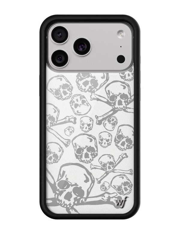 Wildflower iPhone case 17 Pro Max Skull Girl cute
