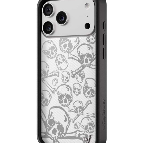 Wildflower iPhone case 17 Pro Max Skull Girl cute