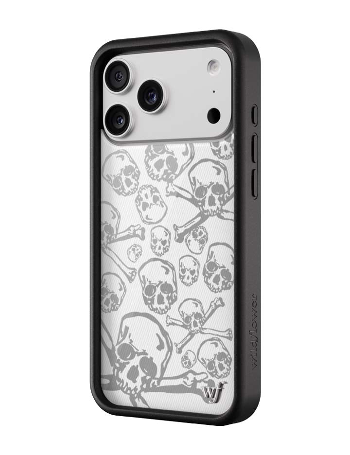Wildflower iPhone case 18 Pro Max Skull Girl cute