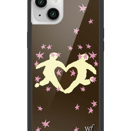 Wildflower iPhone case 14 Plus Slushy Noobz Soulmates Brown Heart Cute